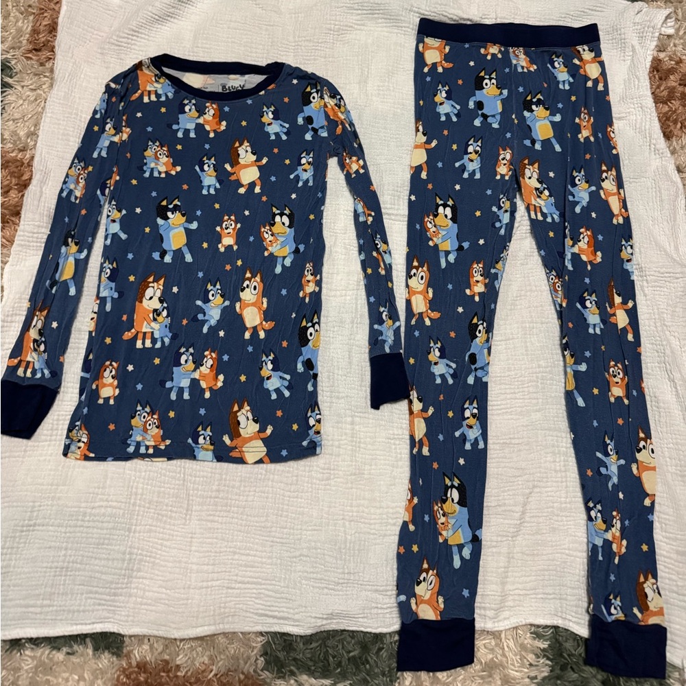 Little Sleepies Bluey Character Pajama Set